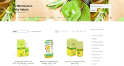Desktop Screenshot of ladolcenatura.com